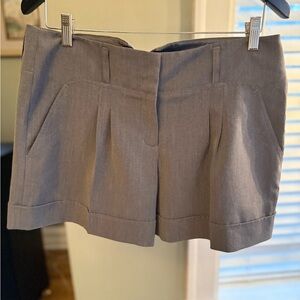 BCBGMaxAzria Gray Women's Structured Shorts